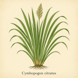 Челнобородник лимонный - Cymbopogon Citratus