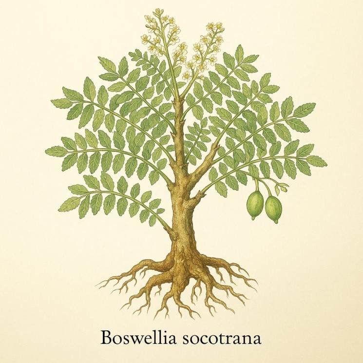 Босвеллия сокотранская (смола) - Boswellia socotrana (resinoid) 