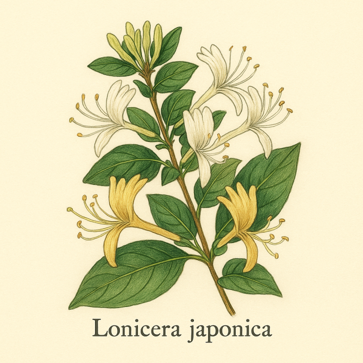 Жимолость японская - Lonicera japonica