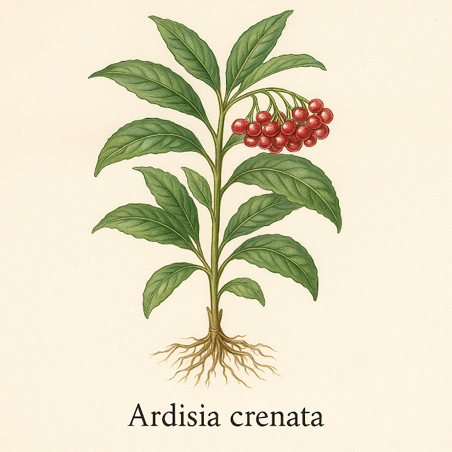 Ардизия зубчатая — Ardisia crenata 