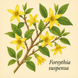 Форзиция поникающая - Forsythia suspensa