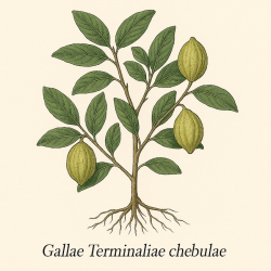 Галлы терминалии хебулы - Gallae Terminaliae chebulae 