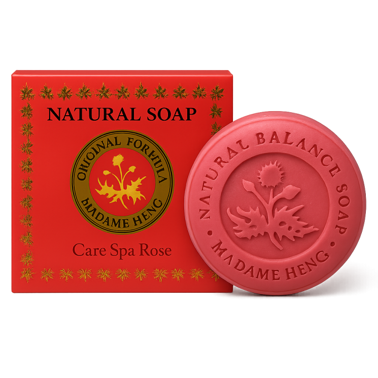 Мыло антибактериальное противогрибковое - Care Spa Rose (Madame Heng)