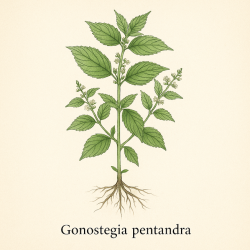 Гоностейгия  пентандра — Gonostegia pentandra (Roxb.) Miq