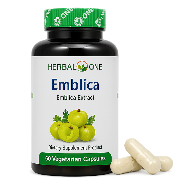 Эмблика экстракт капсулы - Emblica Extract Capsules (Herbal One) 