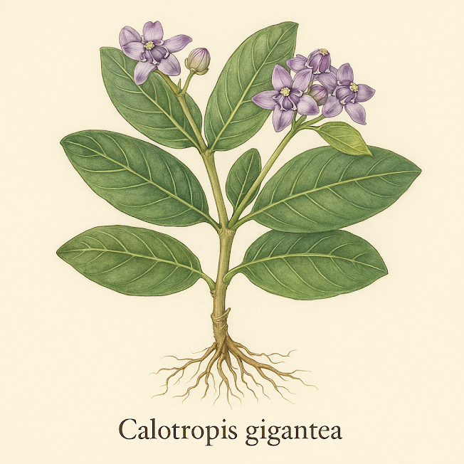 Калотропис гигантский - Calotropis gigantea 
