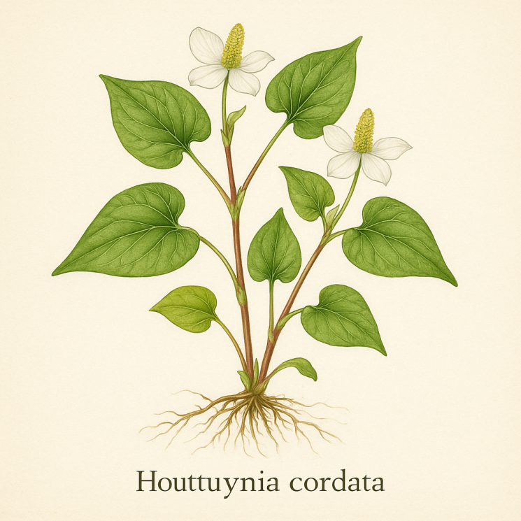 Хауюттюния сердцелистная - Houttuynia cordata