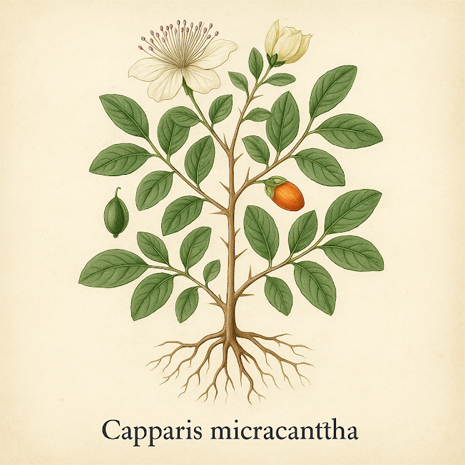 Каперсы мелкошипые — Capparis micracantha DC