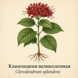 Кламондиния великолепная - Clerodendrum splendens 