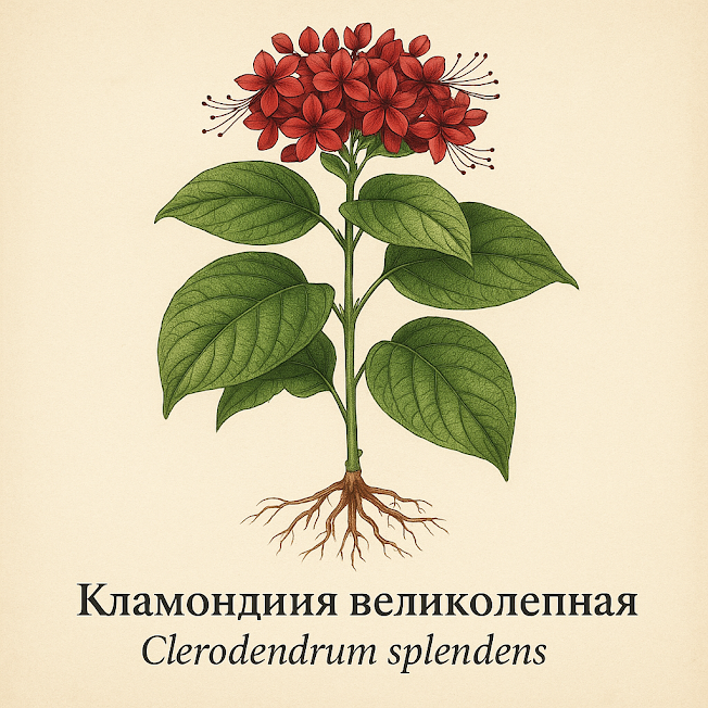 Кламондиния великолепная - Clerodendrum splendens 
