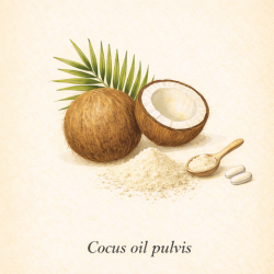 Кокосовое масло (порошок) - Cocus oil pulvis