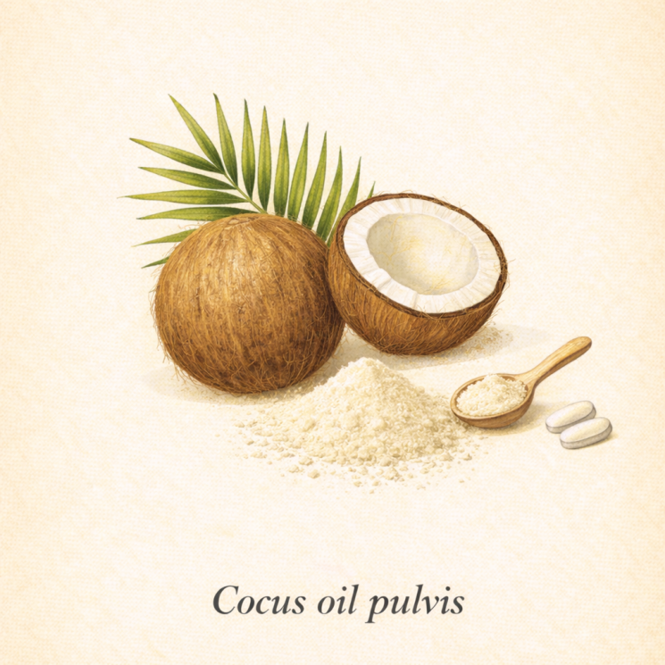 Кокосовое масло (порошок) - Cocus oil pulvis