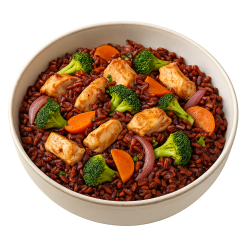 Рис красный жасминовый органический - Organic Thai Hom Mali Red Rice (GN)