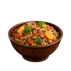 Рис смесь бурого и черного органическая - Deux Amis Organic Wholegrain Rice (GM)