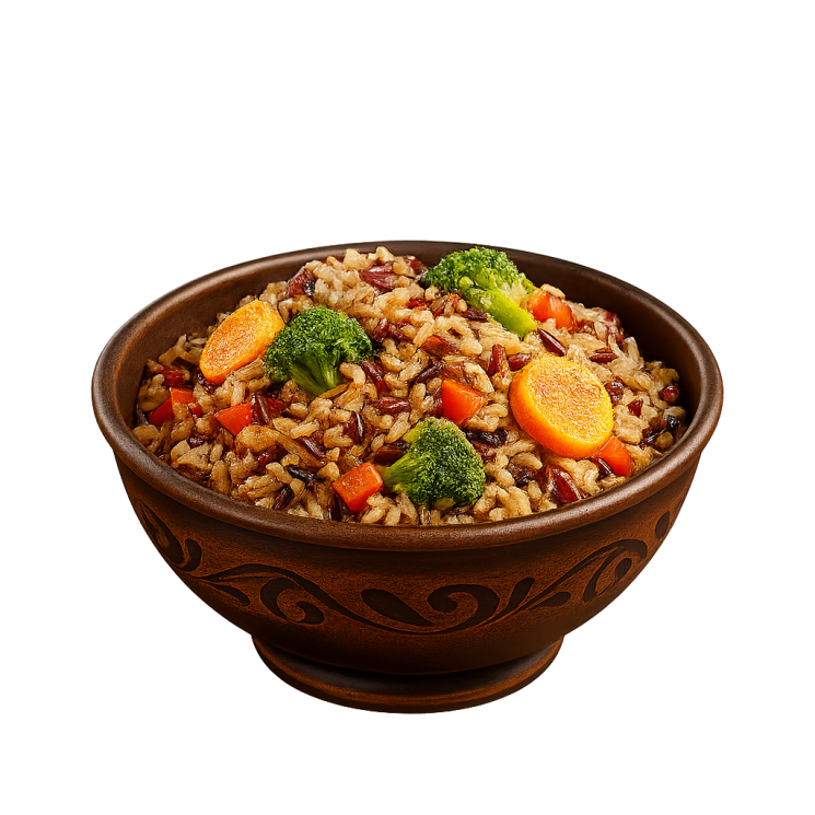 Рис смесь бурого и черного органическая - Deux Amis Organic Wholegrain Rice (GM)
