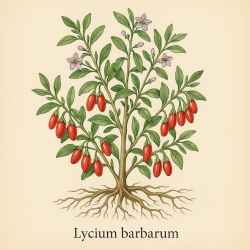Годжи порошок (Lycium barbarum) - Goji powder (Lycium barbarum)