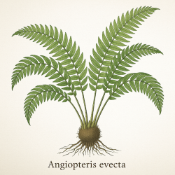 Ангиоптерис вздувшийся - Angiopteris evecta (G. Forst.) Hoffm 