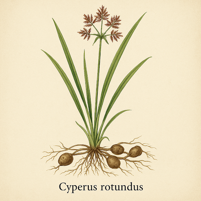 Осока круглая - Cyperus Rotundus