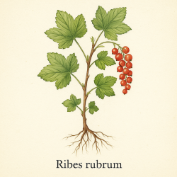 Смородина красная (лист) - Ribes rubrum L