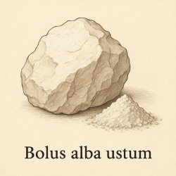 Динсорпонг обожженый - Bolus alba ustum 