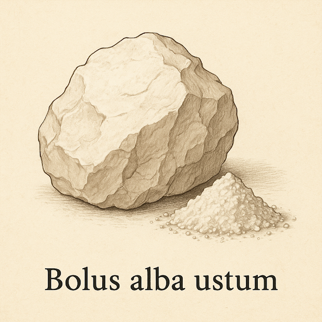 Динсорпонг обожженый - Bolus alba ustum 