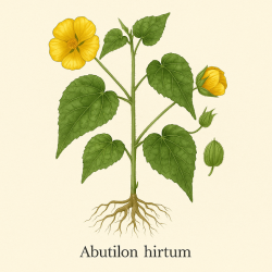 Канатник жёстковолосистый - Abutilon hirtum 