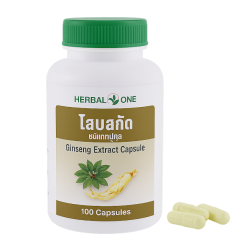 Женьшень экстракт капсулы - Ginseng Extract Capsules (Herbal One)