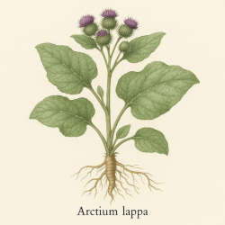 Лопух большой - Arctium lappa