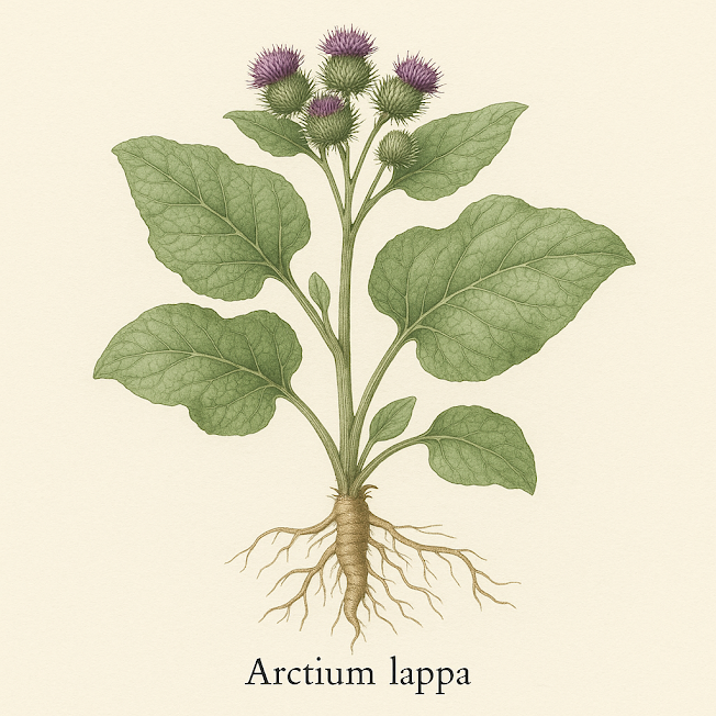 Лопух большой - Arctium lappa