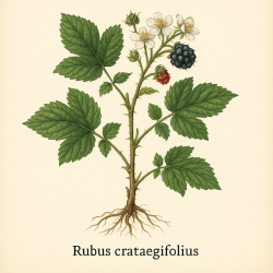 Ожина боярышниковолистная - Rubus Crataegifolius