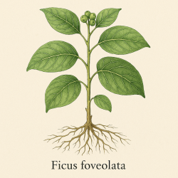 Фикус ямчатый - Ficus Foveolata