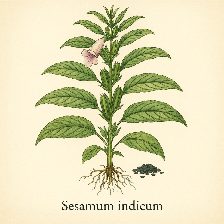 Черный кунжут - Sesamum indicum
