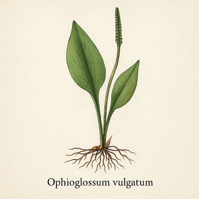 Ужовник обыкновенный - Ophioglossum vulgatum