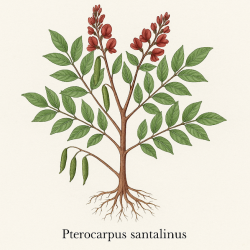 Сандал красный - Pterocarpus santalinus L.