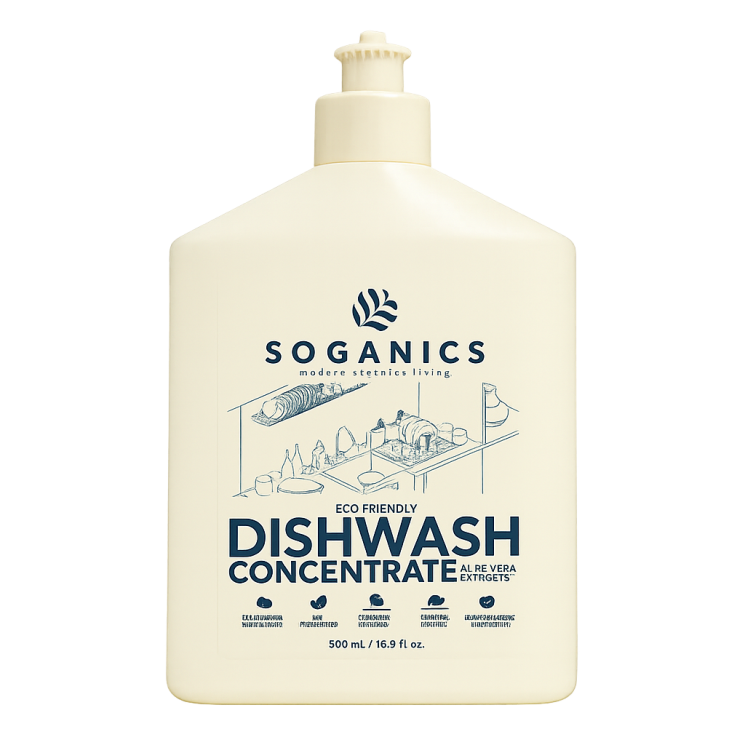 Жидкость для мытья посуды ЭКО - Dishwash Concentrate Aloe Vera Extract (Soganics)