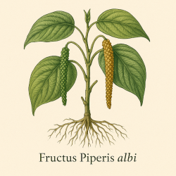 Плоды белого перца - Fructus Piperis albi 