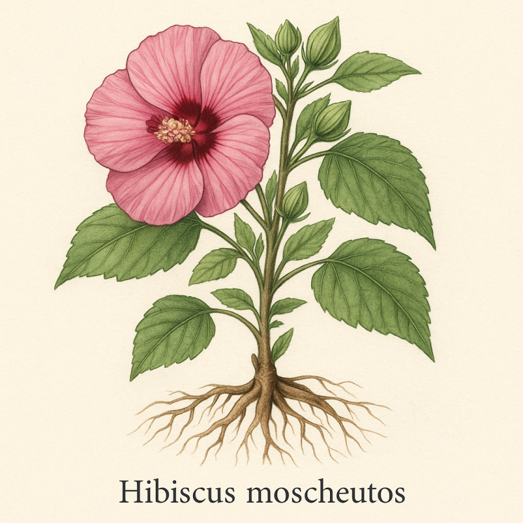 Гибискус мускусный - Hibiscus Moscheutos