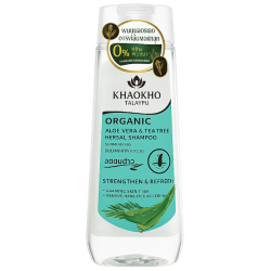 Анти зуд и перхоть шампунь - Aloe Vera Tea Tree Shampoo (KHAOKHO)