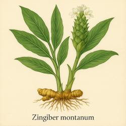 Плай камфороносный - Zingiber montanum 