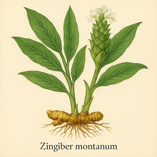 Плай камфороносный - Zingiber montanum 