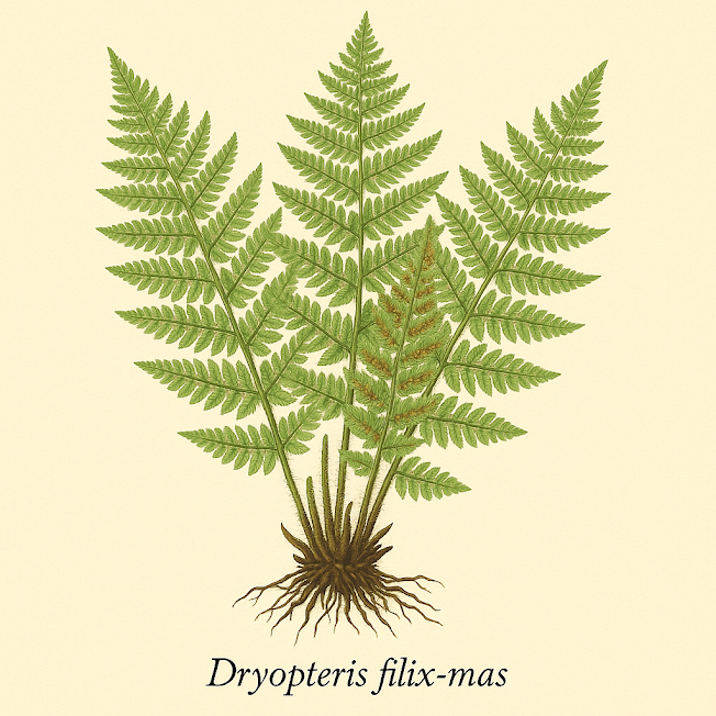 Щитовник мужской - Dryopteris filix-mas L