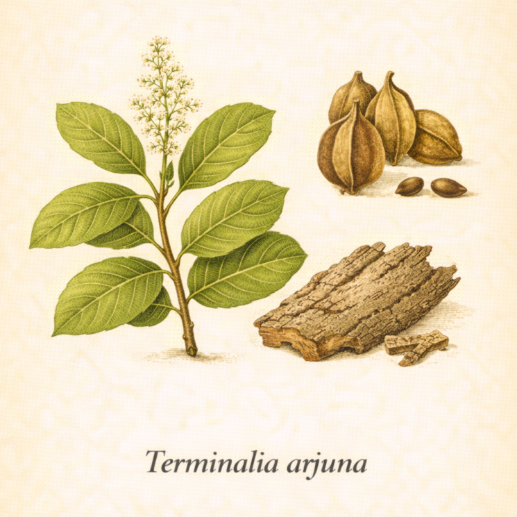 Терминалия арджуна - Terminalia arjuna
