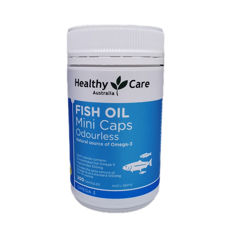 Fish Oil Mini Caps Odourless (Healthy Care)