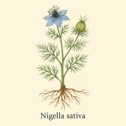 Чернушка посевная - Nigella sativa 