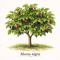 Черная шелковица - Morus nigra (Black Mulberry)
