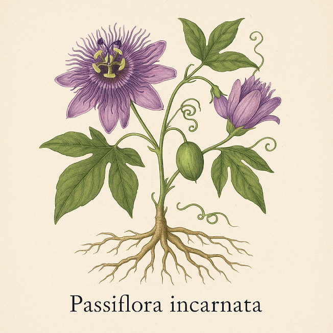 Пассифлора мясо-красная - Passiflora incarnata