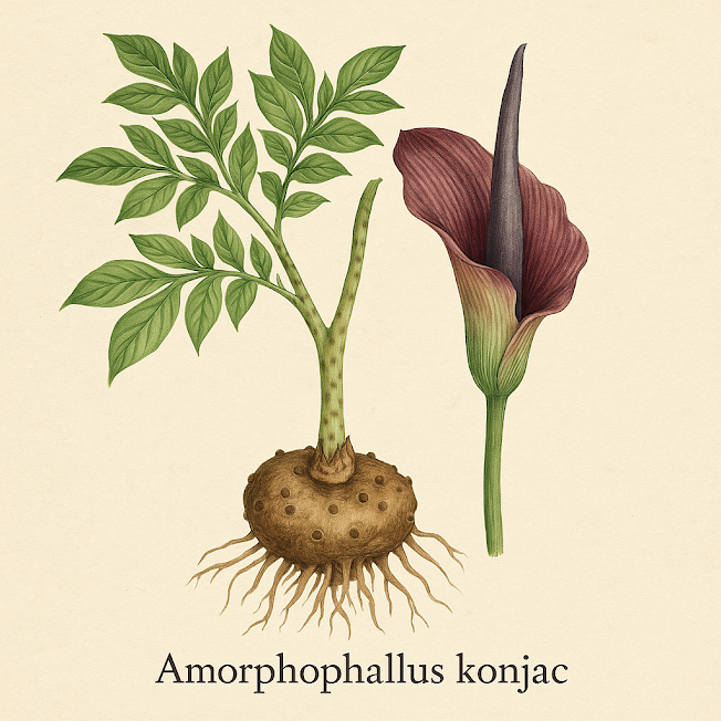 Аморфофаллус коньяк - Amorphophallus konjac