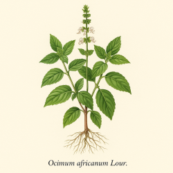 Базилик волосистый (семя) — Ocimum africanum Lour. (seed) 