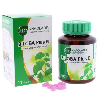Ginkgo Biloba Extract Plus B Tablets (KLO)
