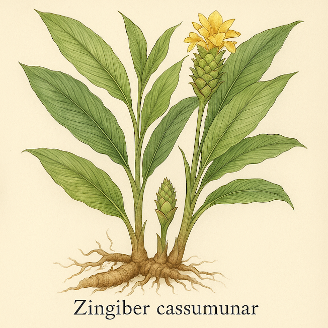 Имбирь кассумунар - Zingiber Cassumunar